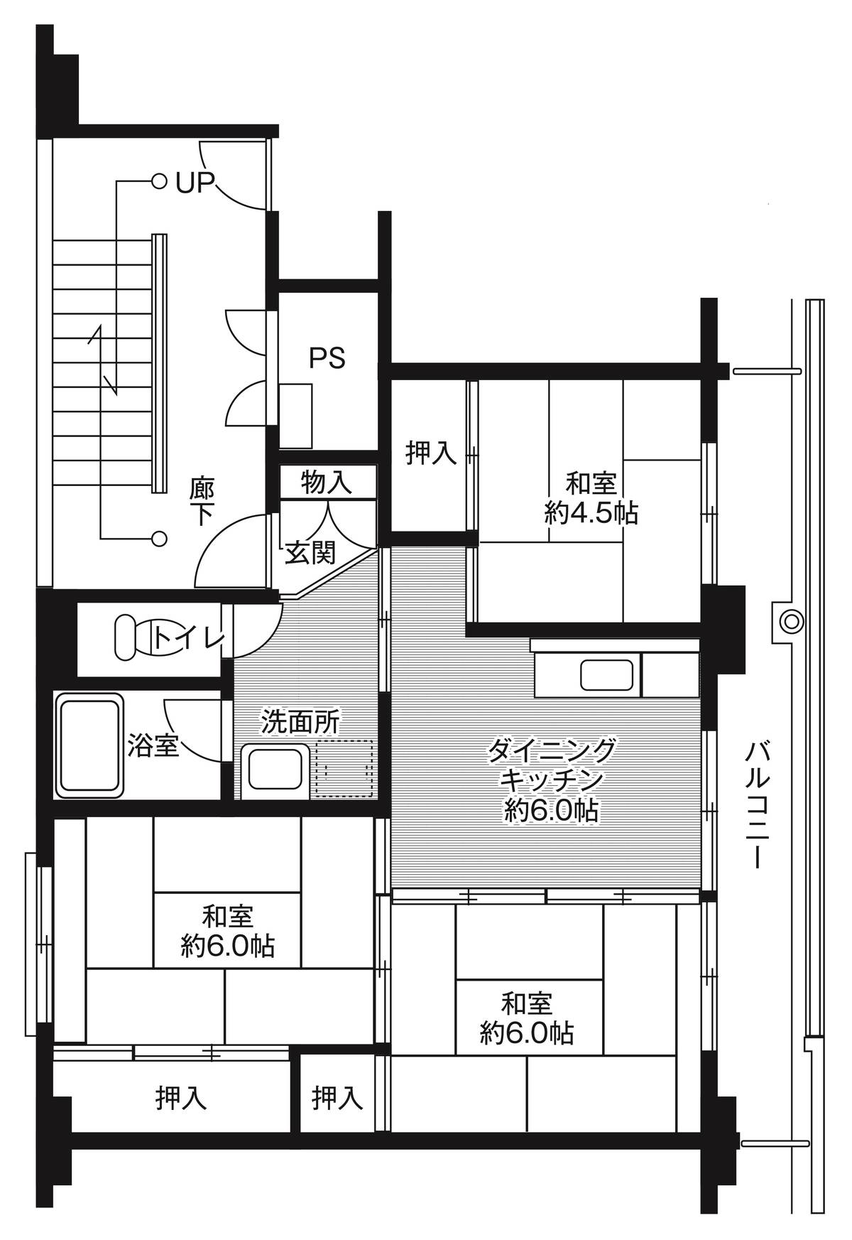 3dk-apartment-for-rent-in-kandashimmachi-takaoka-shi-toyama